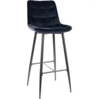Стул Signal Chic H-1 Velvet (bluvel 19 черный)