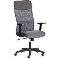 Офисное кресло TetChair Practic Plt ткань/кожзам (серый)