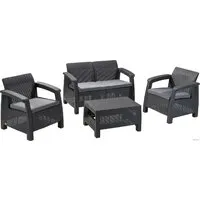 Набор садовой мебели Keter Corfu Set 223204 (графит)