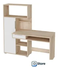 Стол НК-Мебель Квадро 74260155 (дуб сонома/белый)