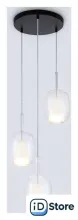 Подвесная люстра Ambrella light LH11151/3 BK/WH/CL (черный/белый/прозрачный)