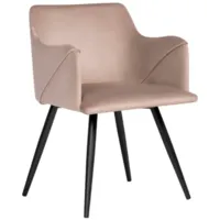 Стул Woodville Эджелл (латте/черный)