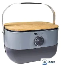 Портативный газовый гриль Sahara Mini BBQ (серый)