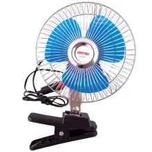 Вентилятор 6" 12V SKYWAY на клипсе металл-пластик