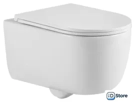 Унитаз подвесной Berges Wasserhaus Tornas c сиденьем Slim SO (микролифт)