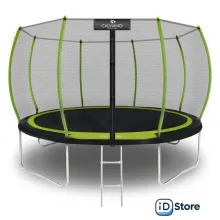 Батут Calviano Outside Master Green 374 см - 12ft (внешняя сетка, с лестницей)