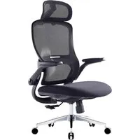 Офисное кресло SitUp Sity Black Chrome (сетка Black/Black)