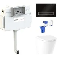 Унитаз приставной Lavinia Boho Relfix Biore 5 в 1 87060232 (черный пластик)