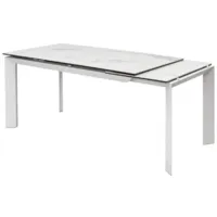 Обеденный стол M-City Cremona 140 High Gloss Statuario / DECDF501THGSTATWHT140