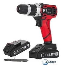 Дрель-шуруповерт P.I.T. LPSR18-D3 (с 2-мя АКБ)