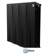 Биметаллический радиатор Royal Thermo PianoForte 500 Черный - 8 секций