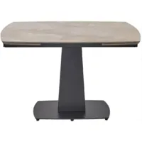 Обеденный стол M-City Balde 120 Gloss / 614M05551 (Amber Jade Solid Ceramic/Black)