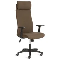 Кресло офисное TetChair Pragmatic Plt ткань (коричневый)