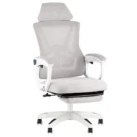 Кресло офисное TopChairs Vecto / OUE-2515W (серый)