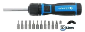 Набор отвертка с битами Hoegert Technik HT1S215 (13 предметов)