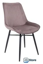 Стул AksHome Devis (бежевый велюр Bluvel 38/черный)