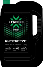 Антифриз X-FREEZE Green (зеленый), в п/э кан. 3 кг