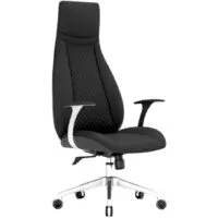 Офисное кресло SitUp Molly black Chrome (экокожа)