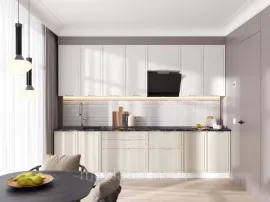 Кухня Орлеан 3.0м - Кантри белый/Кантри милк (Стендмебель)