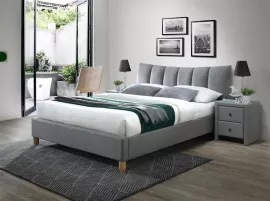 Кровать Halmar Sandy 2 200/160 серый/бук