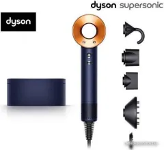 Dyson HD08 Supersonic (с переходником на евровилку, берлинская лазурь/медный)