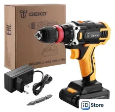 Дрель-шуруповерт Deko DKCD20FU-Li SET 1 063-4176 (с 1-им АКБ)