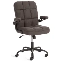 Кресло офисное TetChair Lugano ткань teddy (серый)