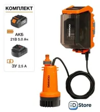 Дренажный насос Daewoo Power DHP 2021Li Set (с 1-им АКБ)