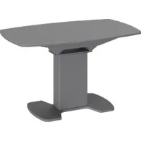 Кухонный стол Трия Портофино СМ(ТД)-105.02.11(1) (серый/стекло серое матовое Lux)