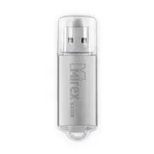 USB Flash Mirex Unit Silver 64GB 13600-FMUUSI64