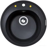 Кухонная мойка Zigmund Shtain KREIS 505 (Черный базальт)