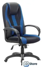 Игровое (геймерское) кресло Brabix Rapid GM-102 (черный/синий)