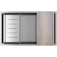 Кухонная мойка Paulmark Next-Multi Sink 74 Uni PM787445-BS (брашированная сталь)