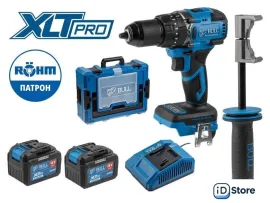 Ударная дрель-шуруповерт Bull SR 1806 R-series Xcase XLTpro 2329060 (с 2-мя АКБ, кейс)