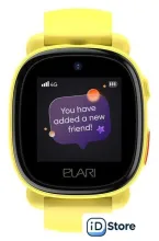 Детские умные часы Elari KidPhone 4G Lite (желтый)