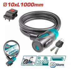 Тросовый велосипедный замок Total TBK11010