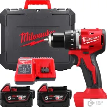 Дрель-шуруповерт Milwaukee M18 M18BLDDRC-502C 4933492835 (с 2-мя АКБ 5 Ач, кейс)