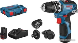 Дрель-шуруповерт Bosch GSR 12V-35 FC Professional 06019H3000 (с 2-мя АКБ, кейс)