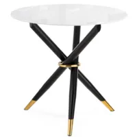 Обеденный стол Woodville Rock / 11772 (white/black)