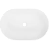 Умывальник Belux Джаз 560 Овал (18, белый матовый/Solid Surface)