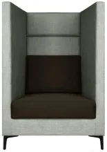 Кресло Бриоли Дирк J20-J5 (серый, коричневые вставки)