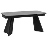 Обеденный стол Stool Group Eliora 160-240x90 (графит сланец/ножки черные)