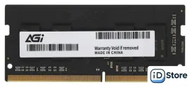 Оперативная память AGI 8ГБ DDR4 SODIMM 3200 МГц AGI320008SD138