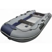 Надувная лодка Муссон 3200 Airdeck Киль (серый/синий)