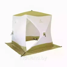 Палатка зимняя куб Следопыт, арт. PF-TW-27 (белый/оливковый)