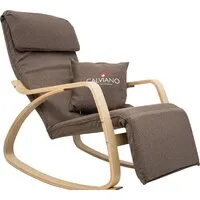 Кресло-качалка Calviano Comfort 1 (коричневый)