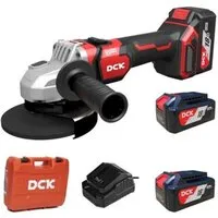 Угловая шлифмашина DCK KDSM04-125 Type FK (с 2-мя АКБ, кейс)