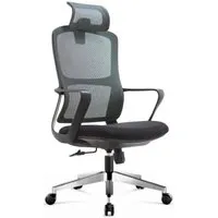 Офисное кресло SitUp Point Black Chrome (сетка Black/Black)