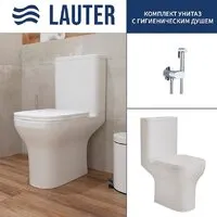 Унитаз напольный Lauter W236 2110236 гигиенический душ Neo 21LT0471CH