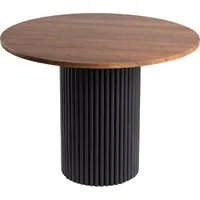 Кухонный стол Notta Барел 110 615170 (орех кантри/черный)